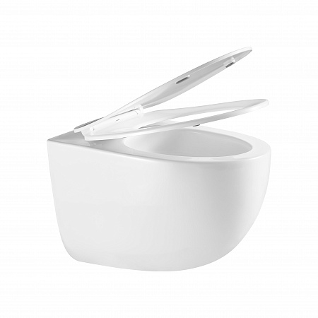 Подвесной унитаз безободковый Terminus Енисей Монолит 560х390 белый Нижневартовск - фото 7