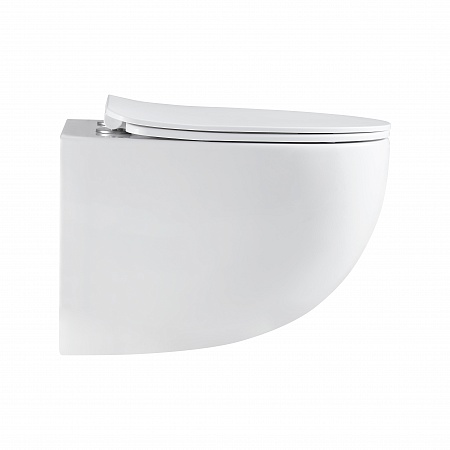 Подвесной унитаз безободковый Terminus Енисей Монолит 560х390 белый Нижневартовск - фото 4