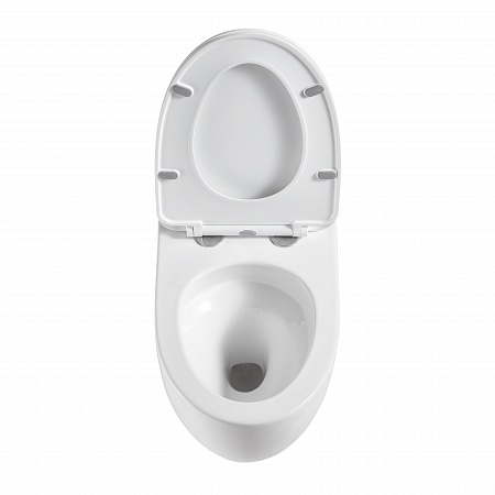 Подвесной унитаз безободковый Terminus Енисей Монолит 560х390 белый Нижневартовск - фото 3